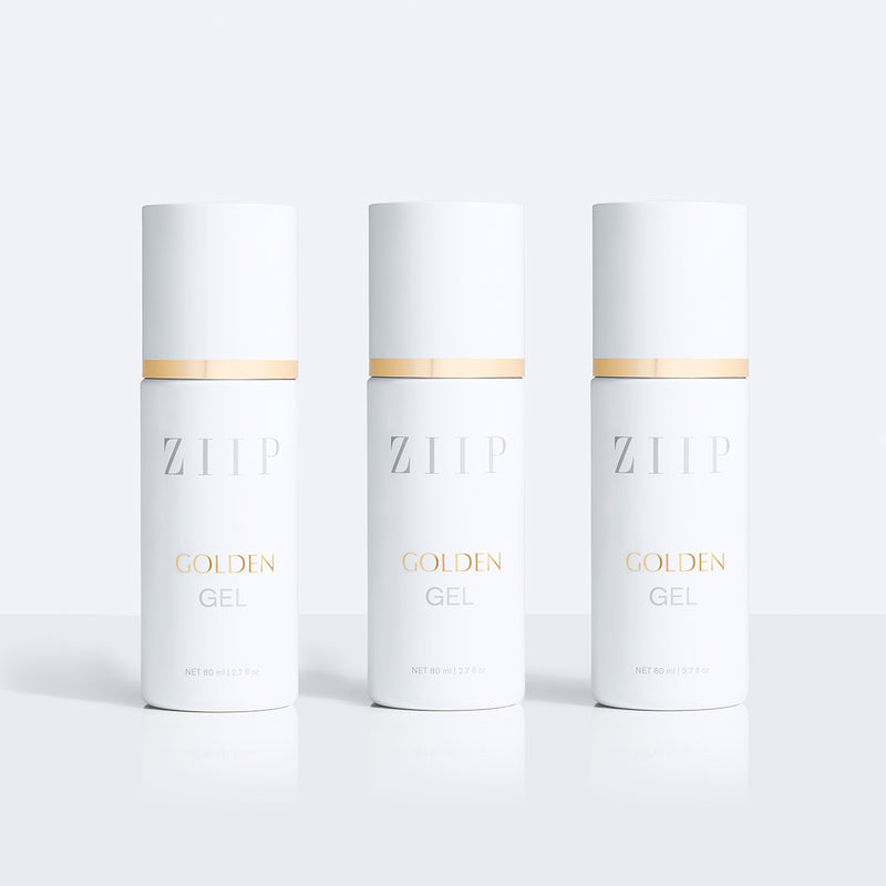 ZIIP Golden Gels - 3 Bottles